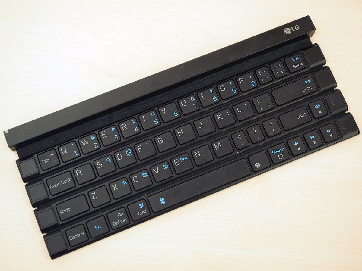 LG Rolly Keyboard: bàn phím di động cuộn lại được