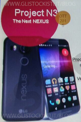 Rò rỉ ảnh LG Nexus 5X