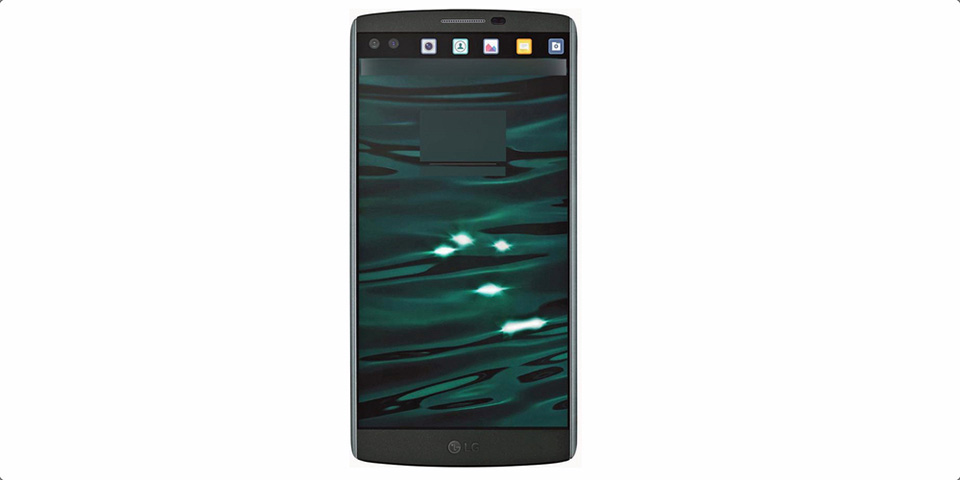 Lộ ảnh Smartphone LG V10 - có màn hình phụ, 2 camera trước
