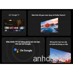 Tivi Xiaomi A Pro 43 inch 4K Google TV - Phiên Bản Quốc Tế, Bảo Hành Chính Hãng 24 Tháng