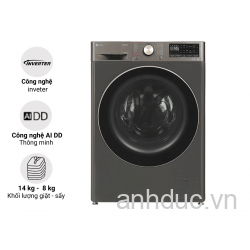 Máy giặt sấy LG AI DD Inverter giặt 14 kg - sấy 8 kg FV1414H3BA