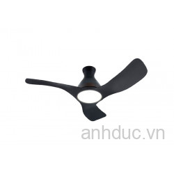 Quạt trần 3 cánh động cơ DC mới có đèn F-48DGL