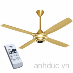 Quạt trần  Panasonic có remote - màu vàng ánh kim F-56MZG-GO