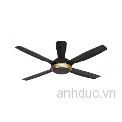 Quạt trần Panasonic 4 cánh có remote màu đen F-56XPG