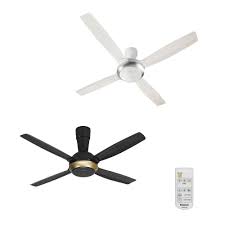 Quạt trần Panasonic 4 cánh có remote màu đen F-56XPG