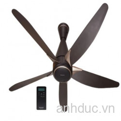 Quạt trần  Panasonic 5 cánh động cơ DC màu đen F-60XDN